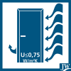 Белая входная дверь SWEDOOR Function F1894 фото 4 &mdash; Финдвери