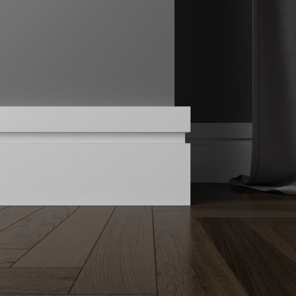 Плинтус Ultrawood арт. Base 1015L (2440 x 100 x 15 мм.) фото 1 &mdash; Финдвери