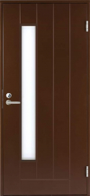 Коричневая входная дверь SWEDOOR Basic 0034 фото 1 &mdash; Финдвери