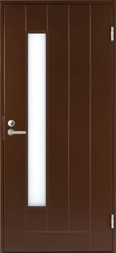 Коричневая входная дверь SWEDOOR Basic 0034 &mdash; Финдвери
