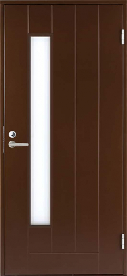 Коричневая входная дверь SWEDOOR Basic 0034 фото 1 &mdash; Финдвери