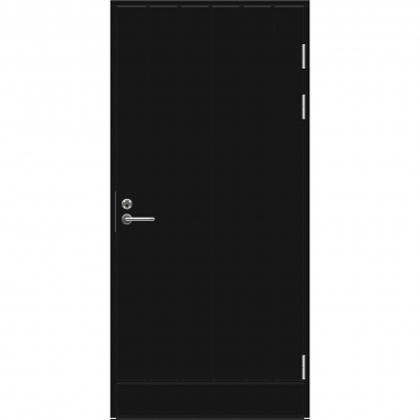 Чёрная входная дверь SWEDOOR Function F1894 &mdash; Финдвери