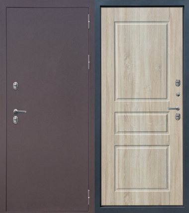 Входная дверь стальная 11 см YoDoors-21 Termo Дуб сонома &mdash; Финдвери