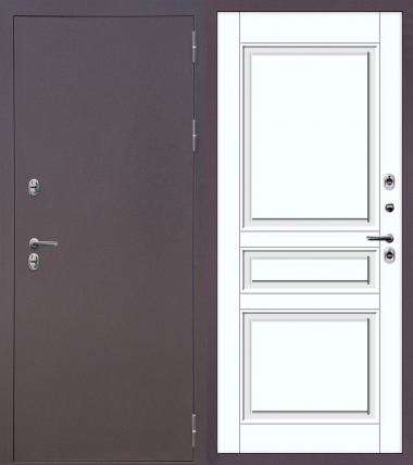 Входная дверь стальная 11 см YoDoors-21 Termo Velluto Bianco &mdash; Финдвери
