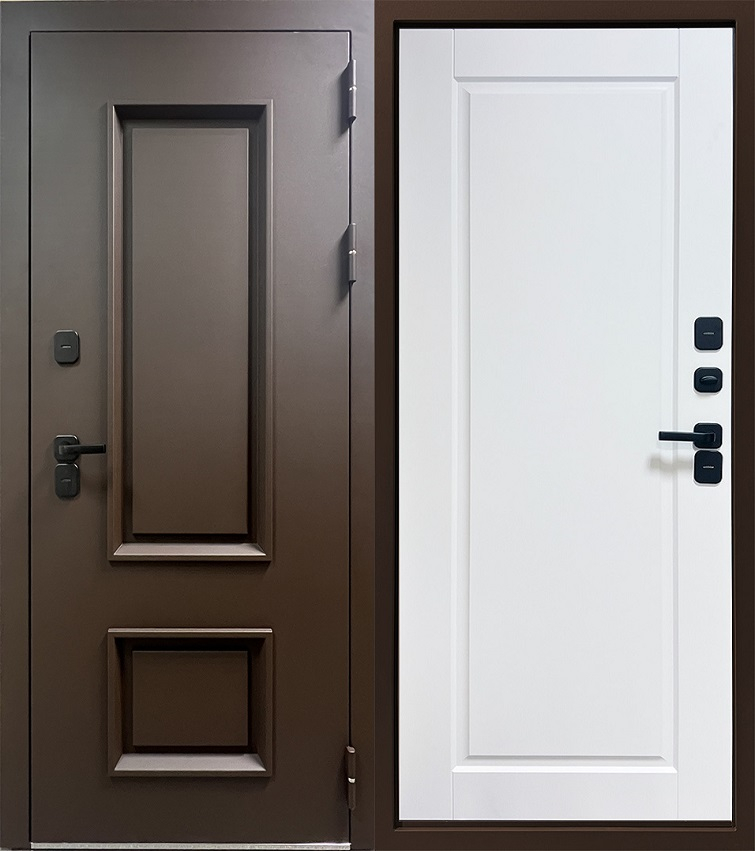 Входная дверь стальная 12 см YoDoors-811 Termo Velluto Bianco фото 1 &mdash; Финдвери