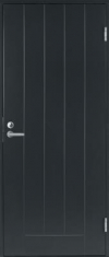 Темно-серая входная дверь SWEDOOR Basic 0010 фото 1 &mdash; Финдвери