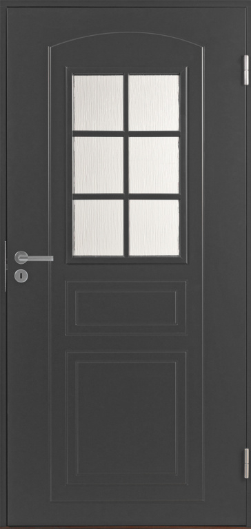 Темно-серая входная дверь SWEDOOR Basic 0020 &mdash; Финдвери