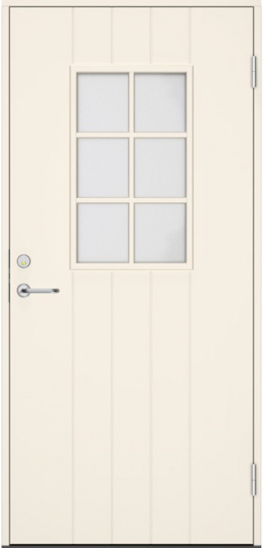 Белая входная дверь SWEDOOR P300 &mdash; Финдвери