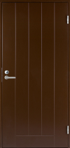 Коричневая входная дверь SWEDOOR Basic 0010 фото 1 &mdash; Финдвери