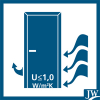 Тёмно-серая входная дверь SWEDOOR Basic 0034 фото 6 &mdash; Финдвери