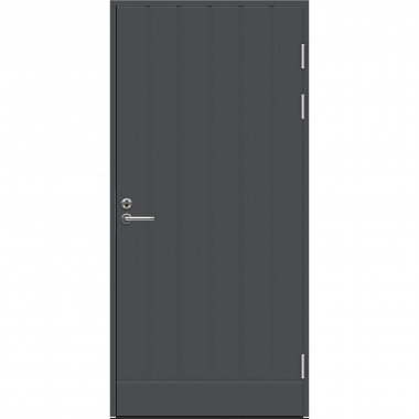 Тёмно-серая входная дверь SWEDOOR Function F1894 &mdash; Финдвери