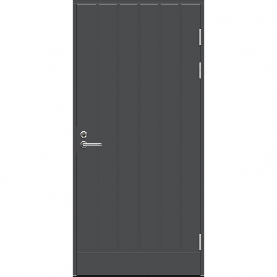 Тёмно-серая входная дверь SWEDOOR Function F1894 фото 1 &mdash; Финдвери